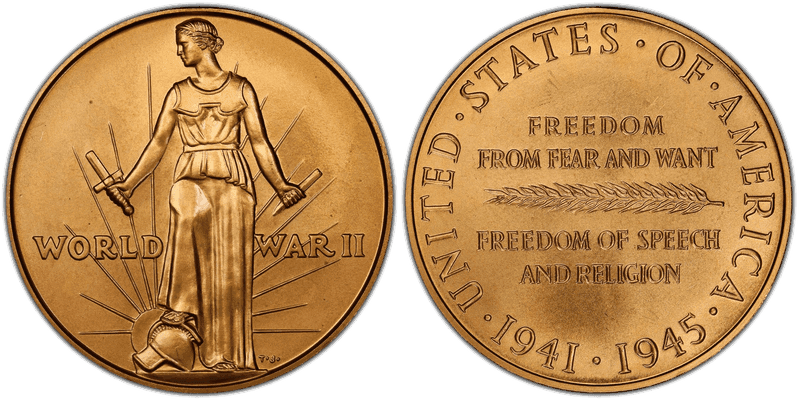 (1995) Medal WWII Victory Medal Bronze
