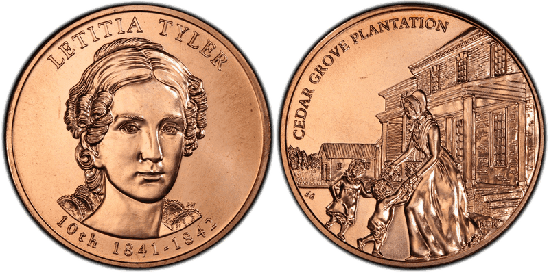 (2009) First Spouse Bronze Medal - Letitia Tyler