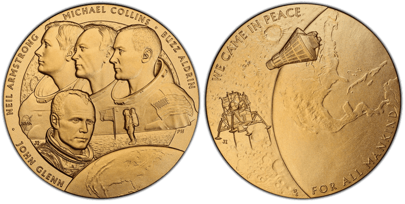 (2009) Medal The New Frontier 76mm Bronze