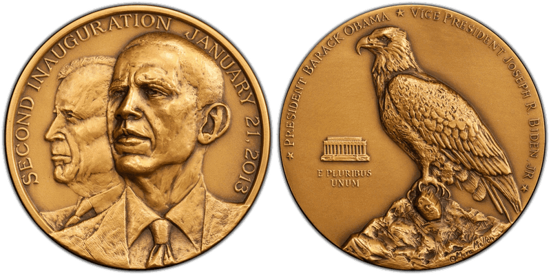 (2013) Bronze Medal Obama/Biden 2nd Inauguration Medalcraft Mint