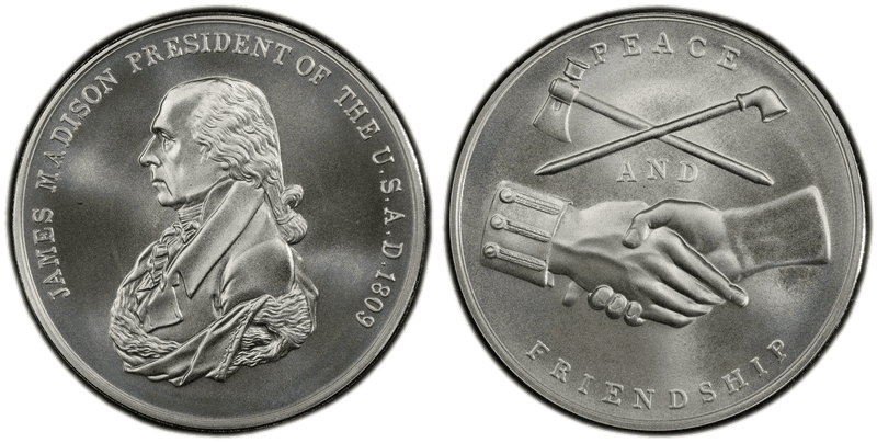 (2019) Presidential Silver Medal - James Madison