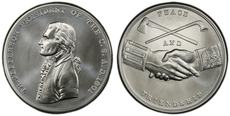 (2019) Presidential Silver Medal - Thomas Jefferson