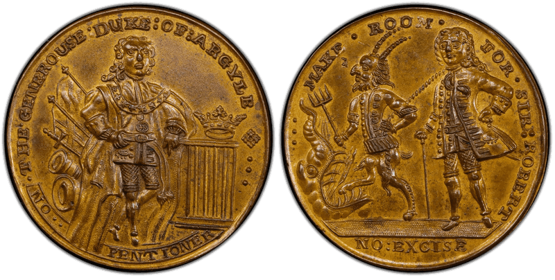 Admiral Vernon Medals