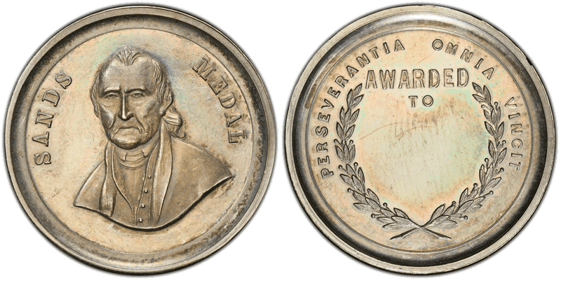 (No Date) Silver Medal Perseverantia Omnia Vinci