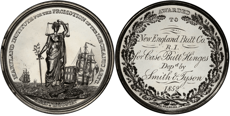 (c. 1855) Silver Medal J-AM-31a, Maryland Institute