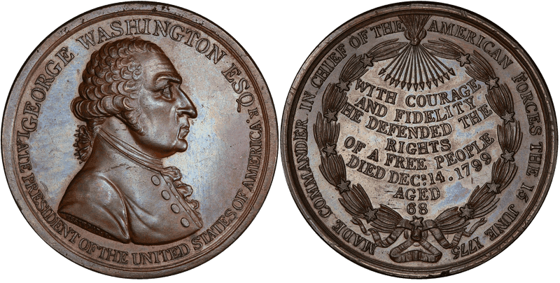(c.1800) Bronze Medal GW-83, Westwood, 2nd Rev.