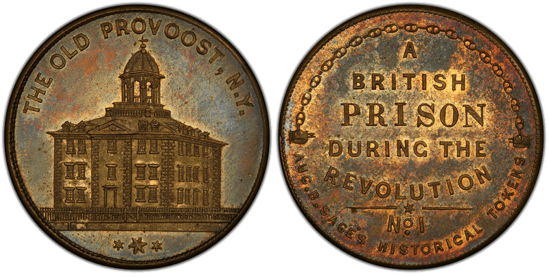 (c.1860) Token Sage's Historical No. 1 Brass The Old Provoost