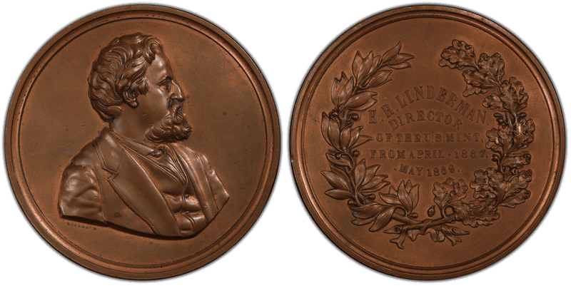 (c.1872) Bronze Medal J-MT-6, 76mm H.R. Linderman