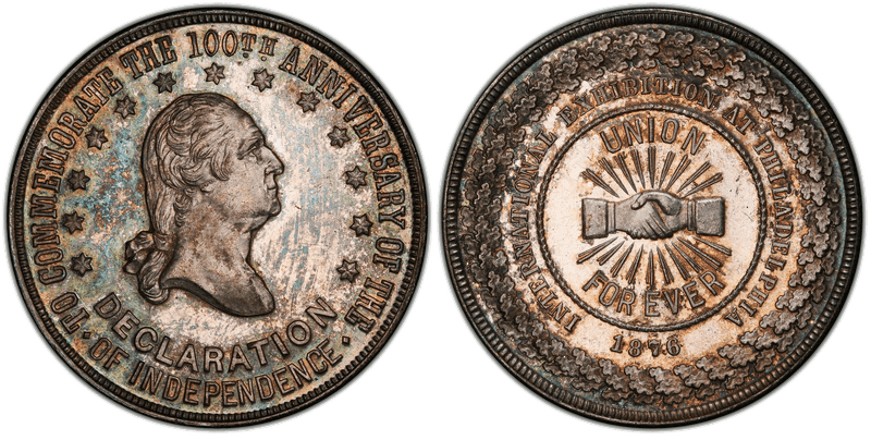 (1876) Silver Medal GW-880, Union Forever