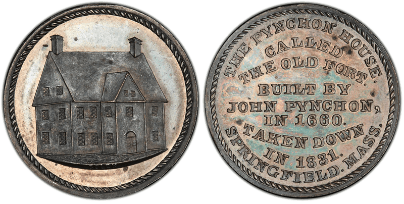 (c.1881) Medal JAB-39 Silver Pynchon House MA