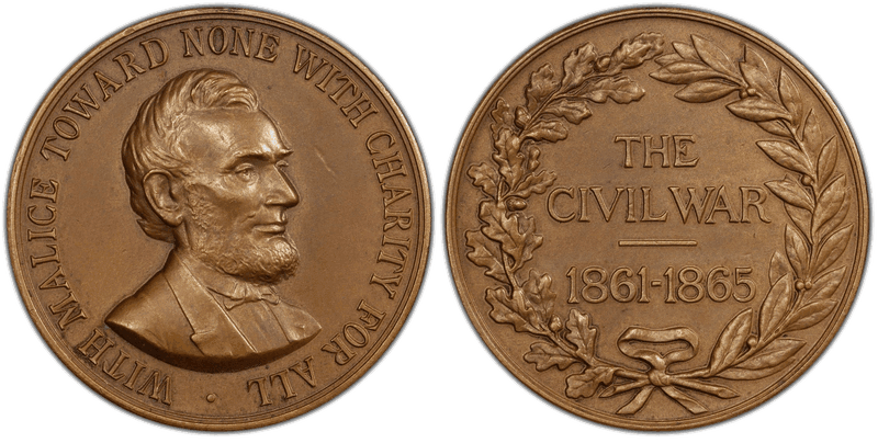 (c.1907) Medal Lincoln Civil War Medal