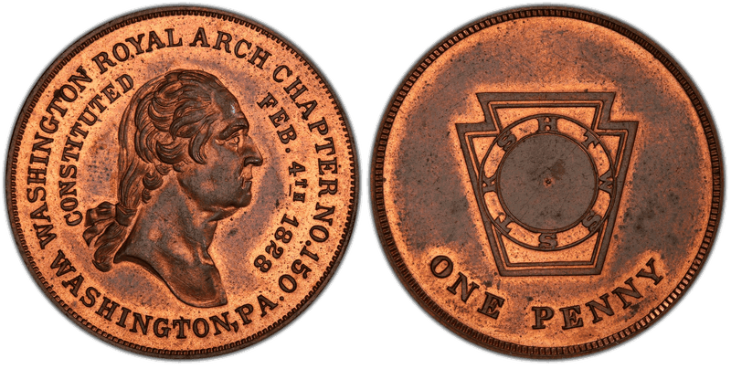 (1911) Bronze Medal Baker-P297, Washington Chapter 150