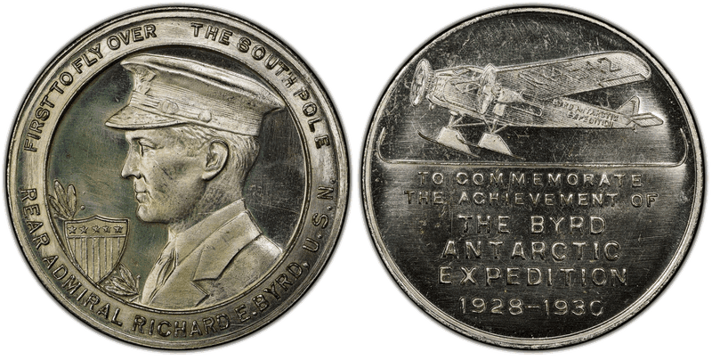 (1947) Nickel-Brass So-Called Half Dollar, R. Byrd Antarctic Expedition