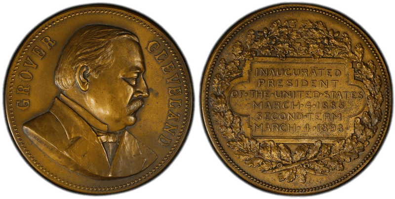 (c.1960's) Medal FH-122 Bronze Grover Cleveland