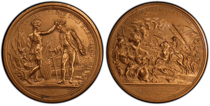 (c.1970) Medal Modern Restrike Bronze 56mm Morgan at Cowpens