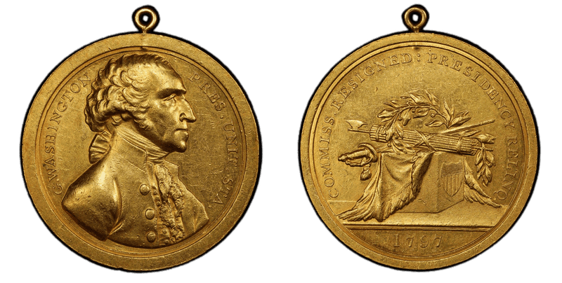 (ca. 1859) Gold Medal GW-59 - Sansom - First Reissue