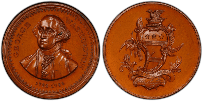 (1877) Bronze Medal GW-944B, Bookplate