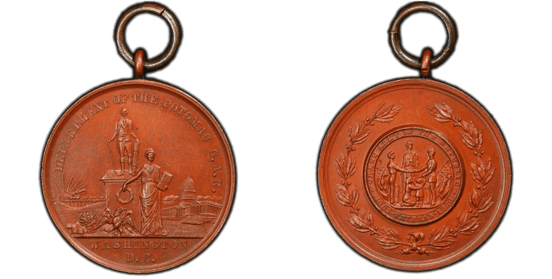 ca. 1868 Bronze Medal GW-803, Dept. of the Potomac
