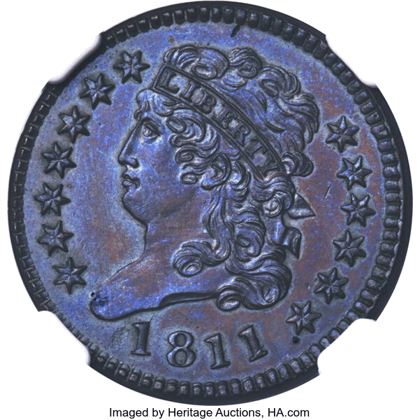 1811 Classic Head Half Cent - Wide Date