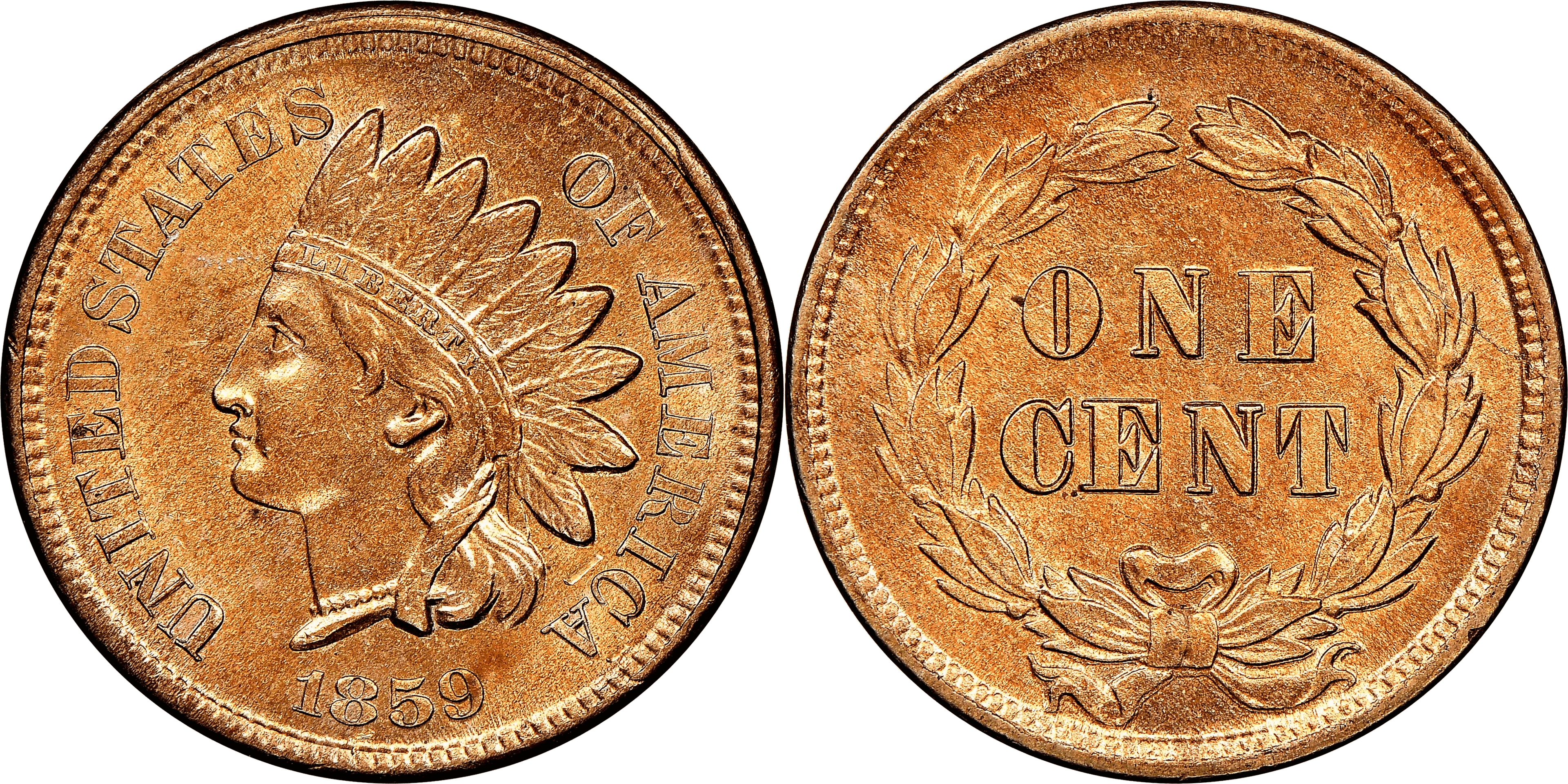 Indian Head Cents 1859-1909