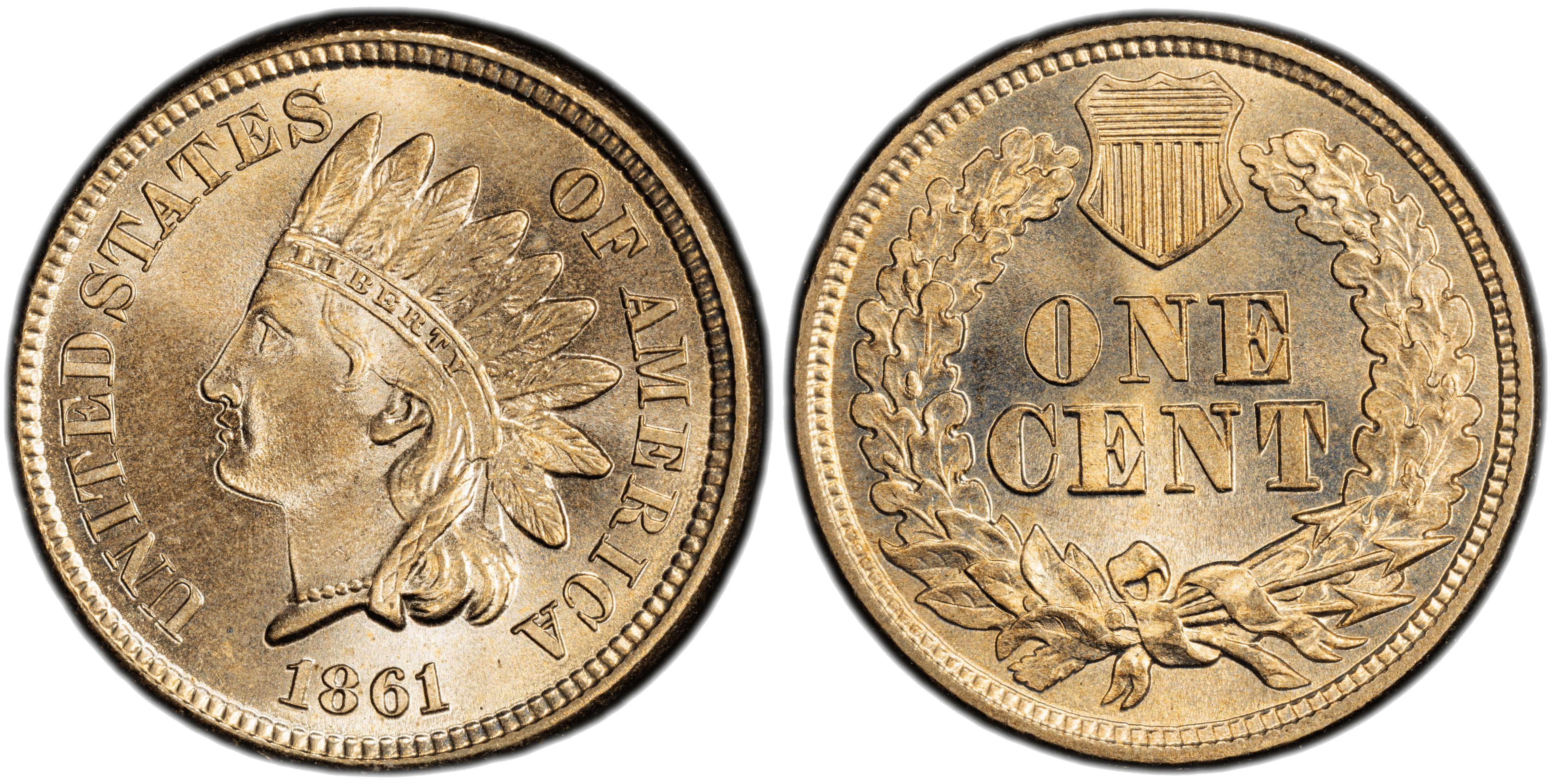 1861 Indian Head Cent
