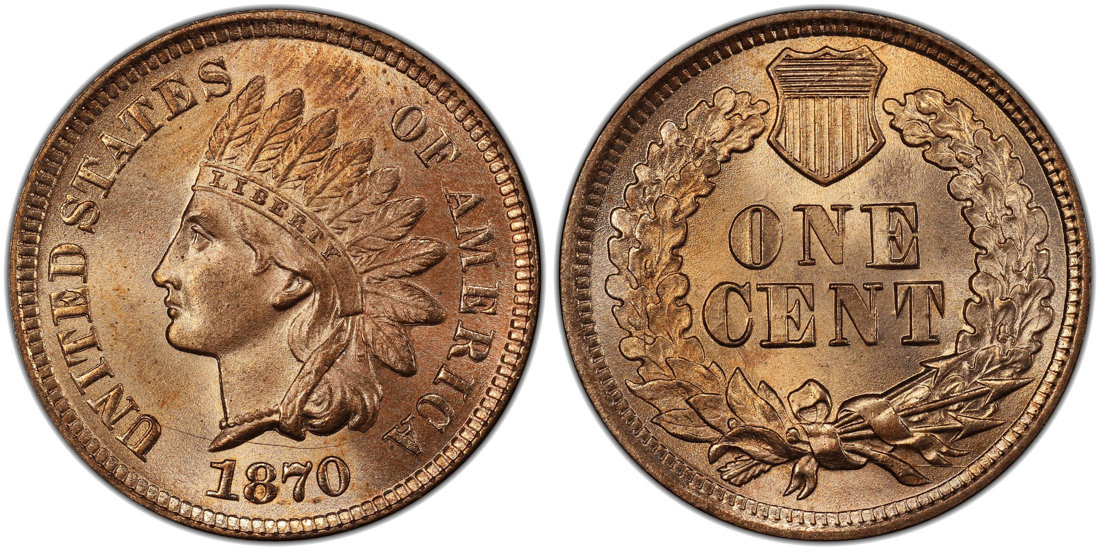 1870 Indian Head Cent
