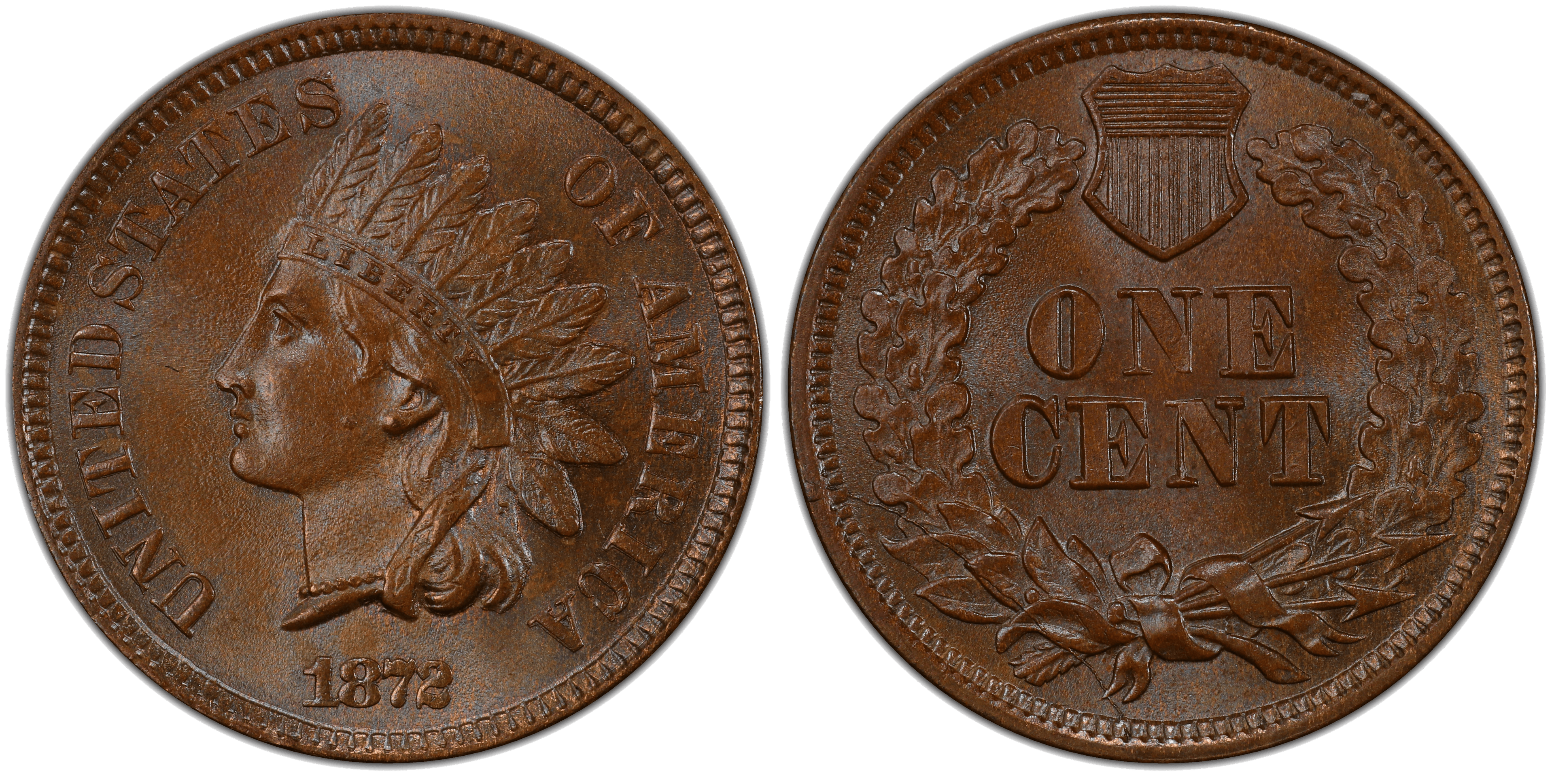 1872 Indian Head Cent