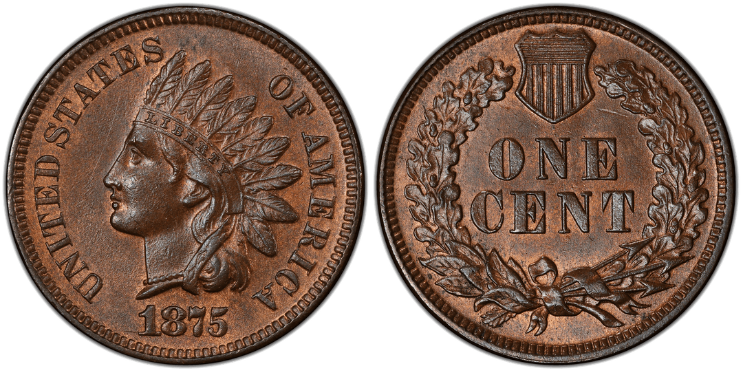 1875 Indian Head Cent