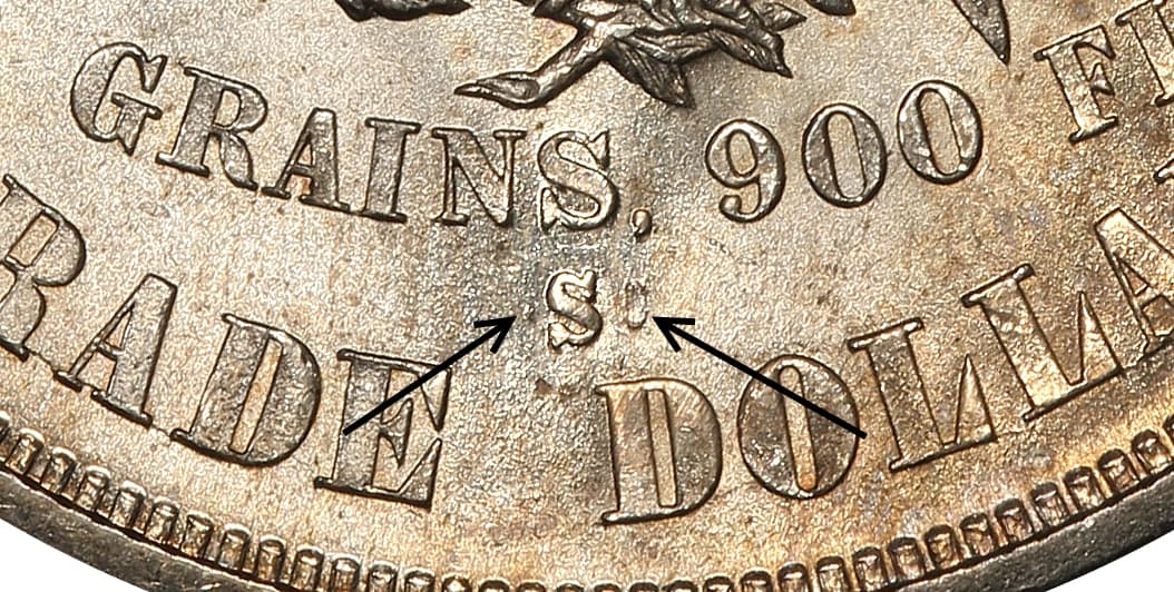 The S over CC mint mark