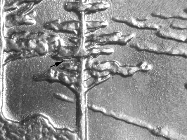 2005 Doubled Die Reverse WDDR-023