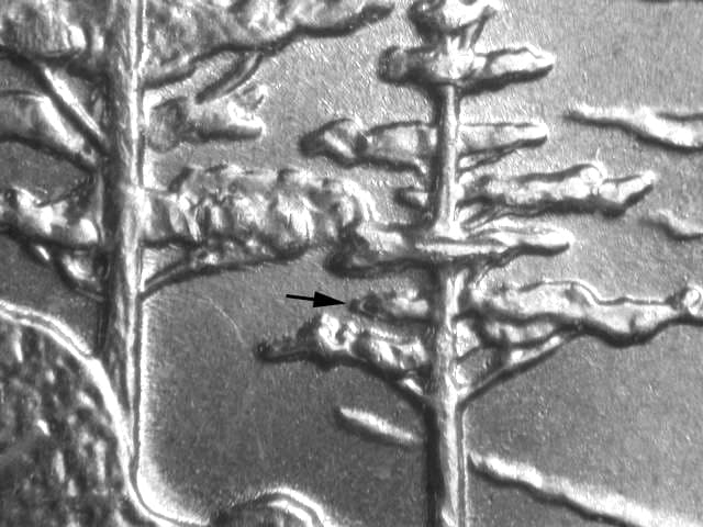 2005 Doubled Die Reverse WDDR-024