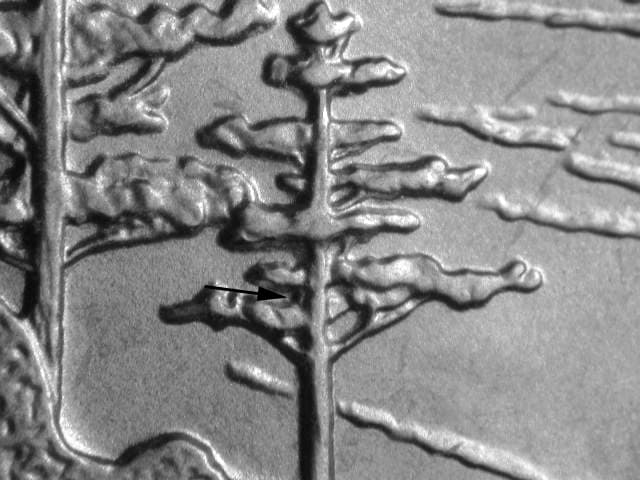 2005 Doubled Die Reverse WDDR-035