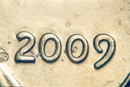 2009 Doubled Die Obverse WDDO-016