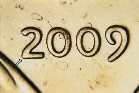 2009 Doubled Die Obverse WDDO-020