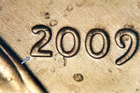 2009 Doubled Die Obverse WDDO-021