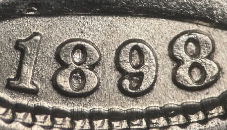1898 Repunched Date WRPD-001