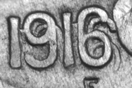 1916 Doubled Die Obverse WDDO-001