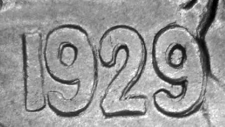 1929 Doubled Die Obverse WDDO-001