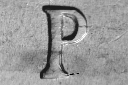 1943 Repunched Mintmark WRPM-034