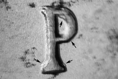 1945 Repunched Mintmark WRPM-040