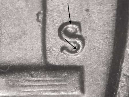 1948-S Repunched Mintmark WRPM-007