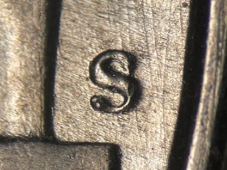 1948-S Repunched Mintmark WRPM-014