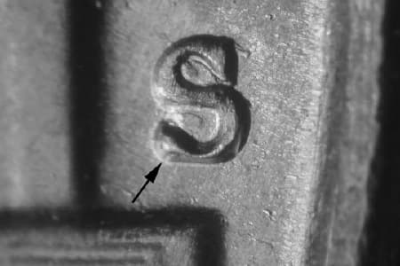 1953-S Repunched Mintmark WRPM-011