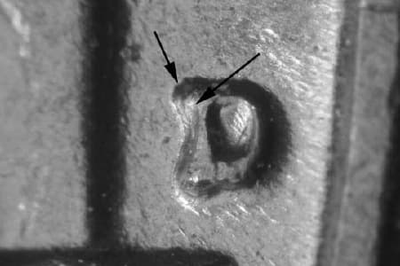 1960-D Repunched Mintmark WRPM-002