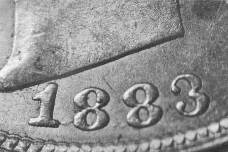 1883 Repunched Date WRPD-001