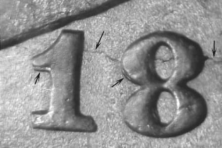 1884 Repunched Date WRPD-002