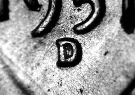 1951-D Over Mint Mark WOMM-001