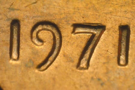 1971 Doubled Die Obverse WDDO-007