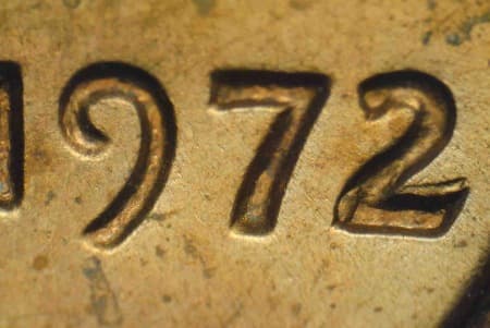 1972 Doubled Die Obverse WDDO-009