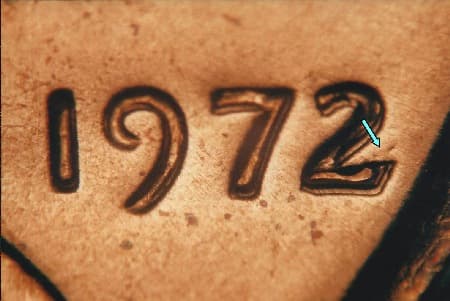 1972 Doubled Die Obverse WDDO-013